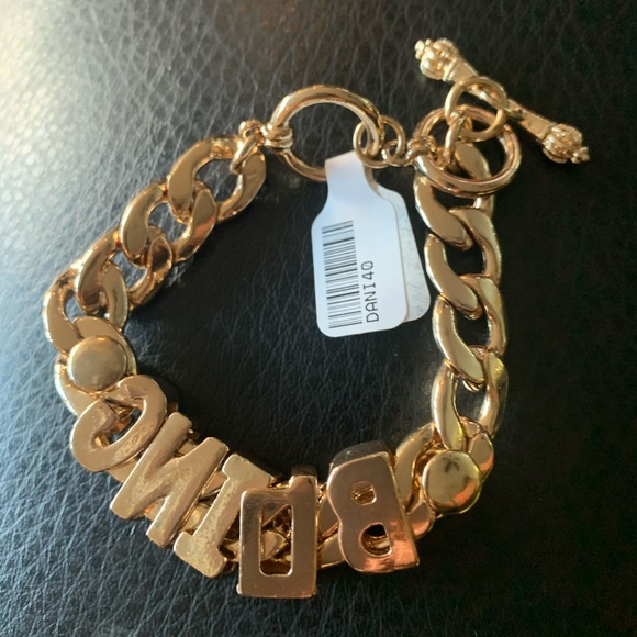 “BLING” gold bracelet with diamonds - Picture 2 of 3